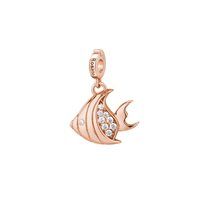 Charm Rosato Femme Storie in Argent Cubic Zirconia RZ043